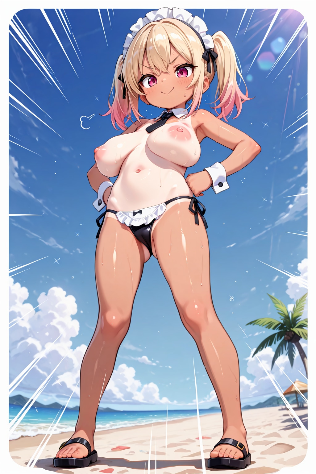 ごしゅじーん、この水着どうだーっ！