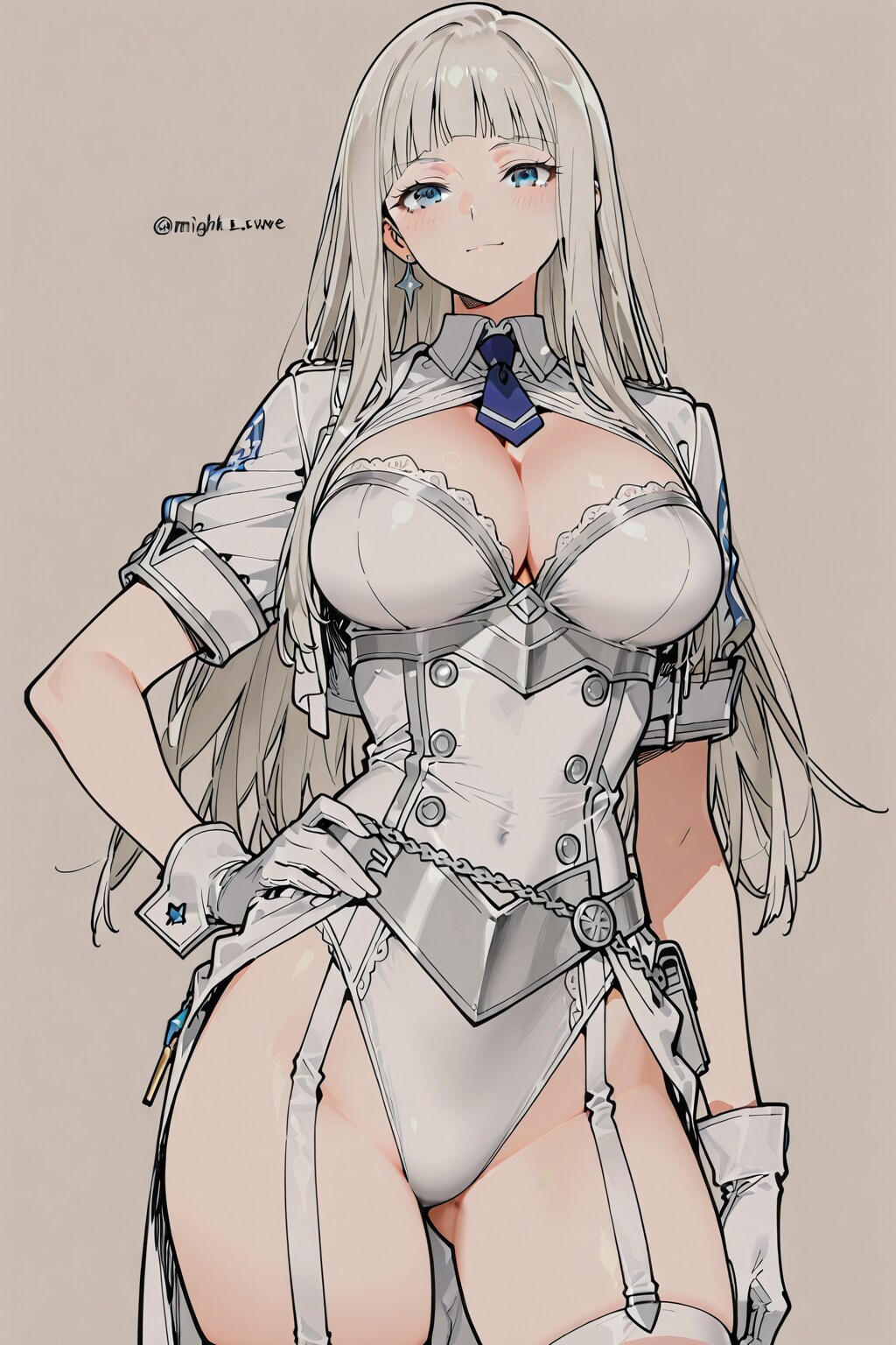 ユーザー企画【力こそ正義】を簡単呪文で生成　ー縦長画像ー