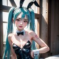初音ミクです。008_バニーガール 2枚目