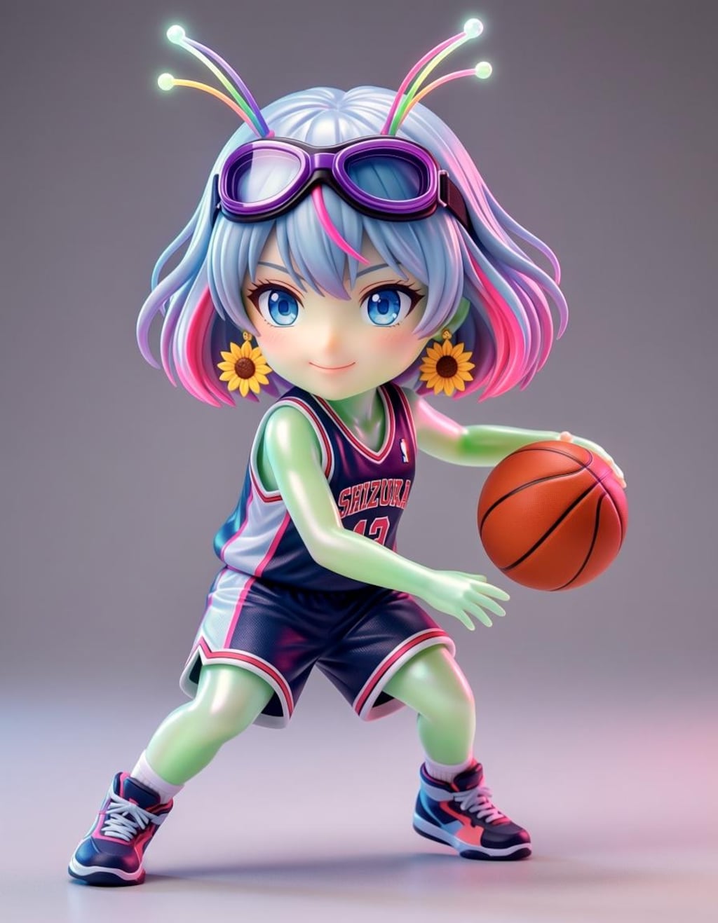 スポーツ雫ちゃん人形