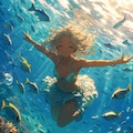 水中ビキニ　つばき 4枚目