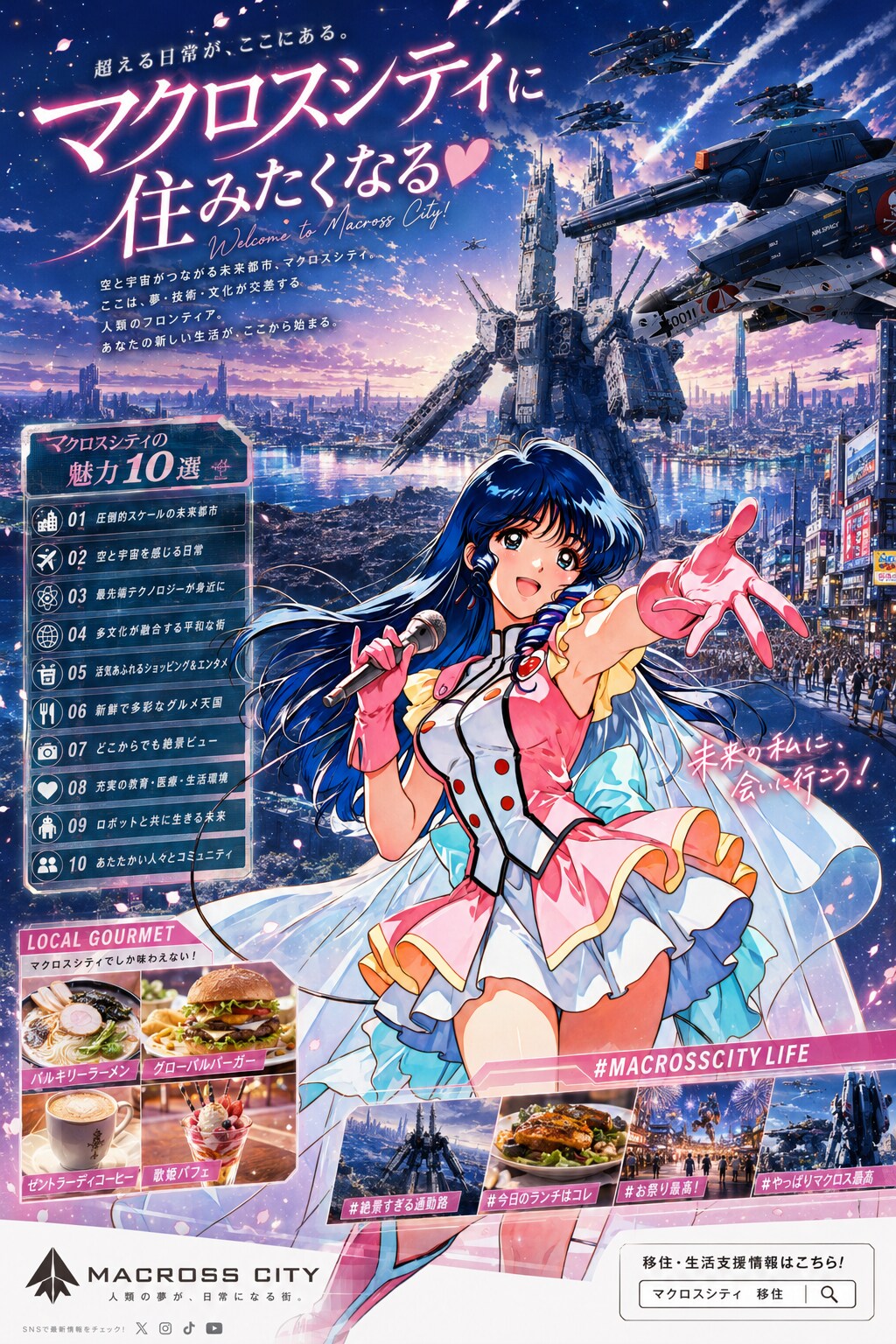 マクロスシティにようこそ！