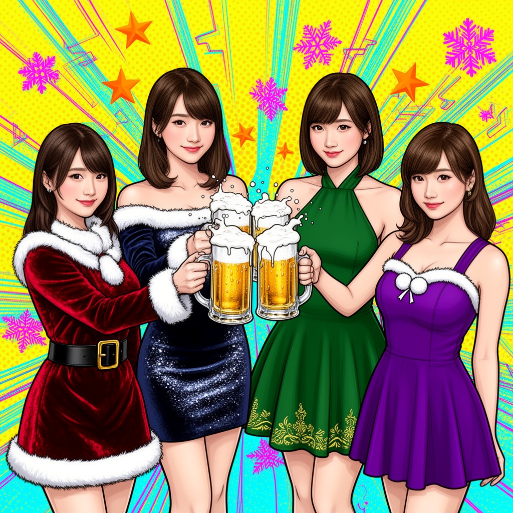 酒豪たちの乾杯