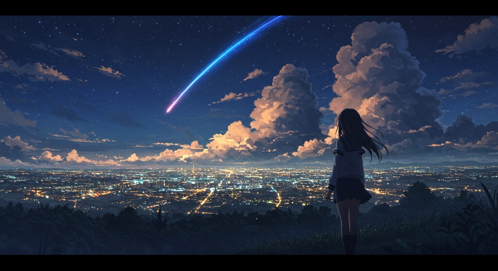少女が見た流星🌕