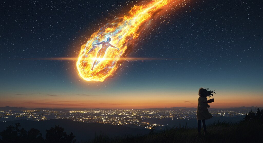 少女が見た流星🌕