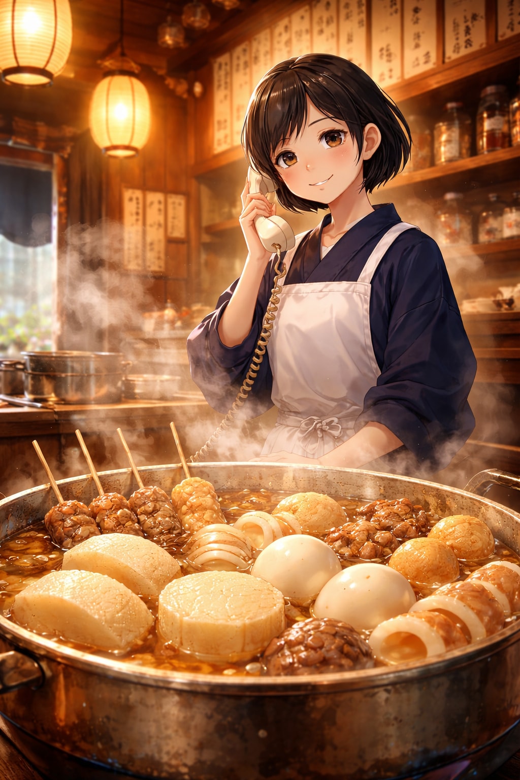 おでん屋を電話で予約