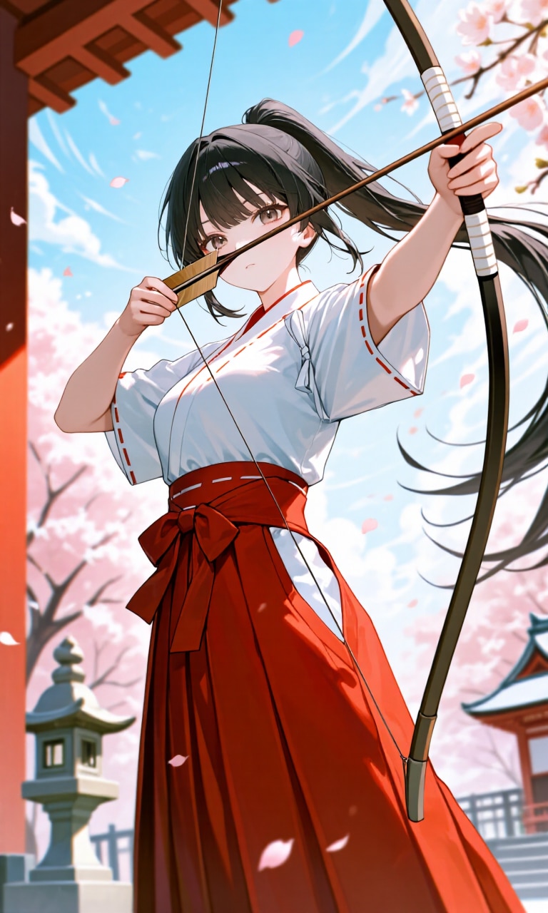 大弓女子 | の人気AIイラスト・グラビア