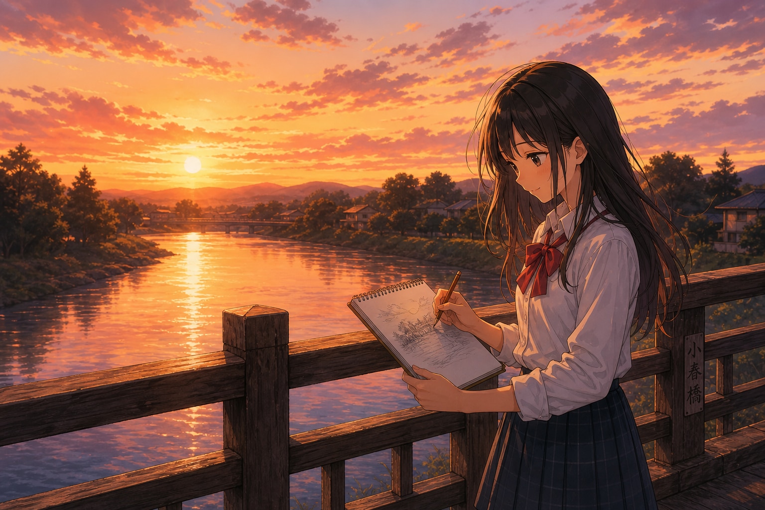 スケッチ少女 | の人気AIイラスト・グラビア