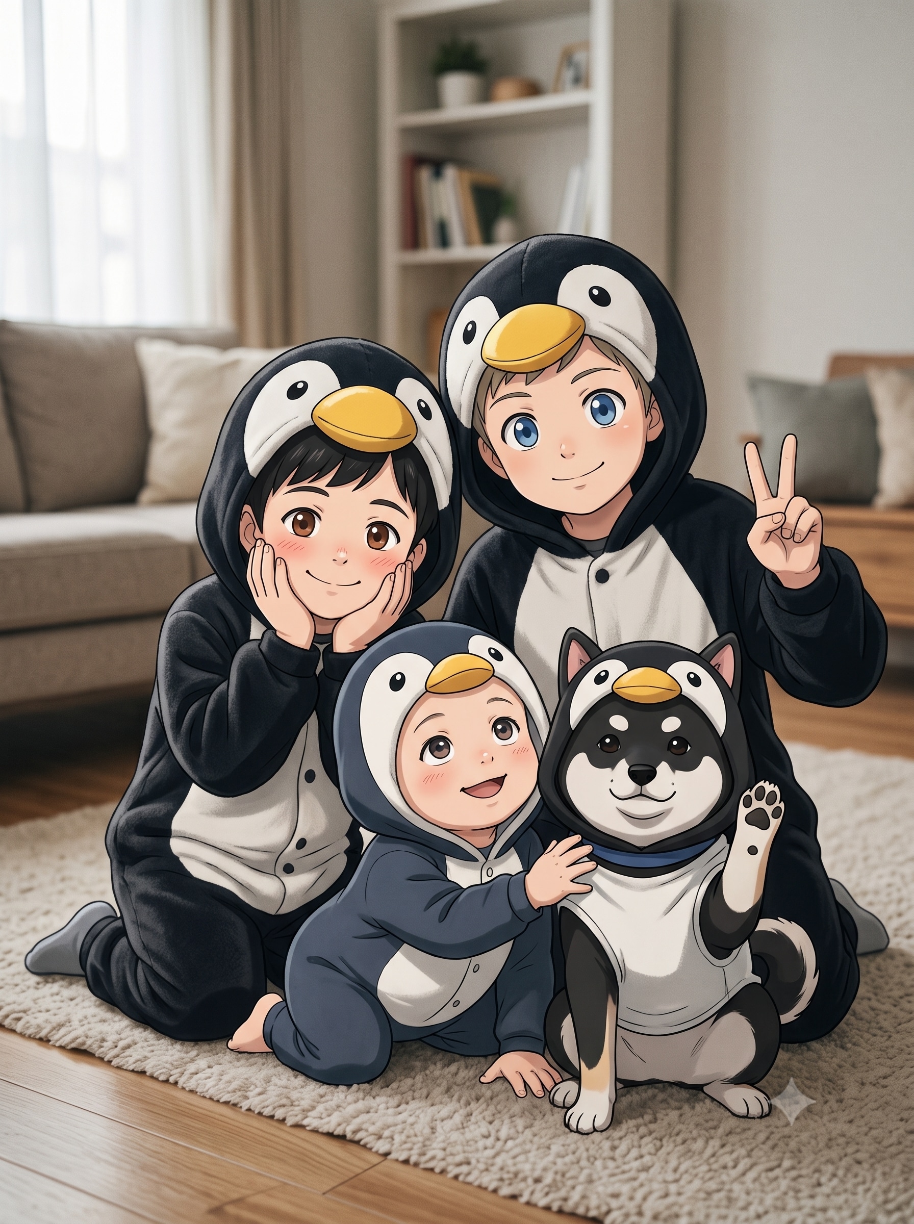 ペンギン兄弟