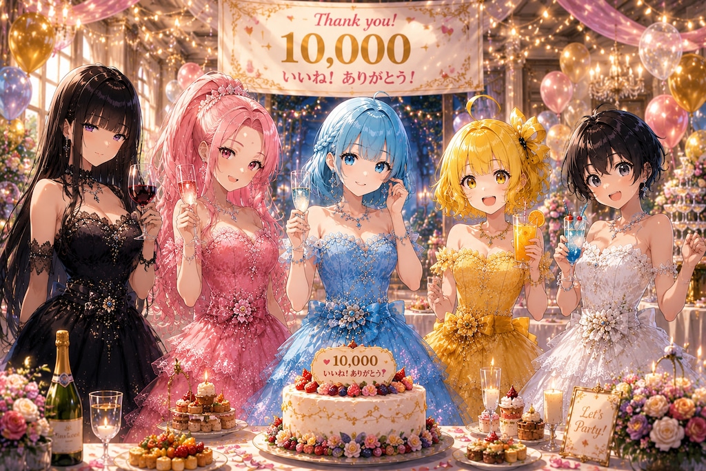 10,000いいね、有難うございます！