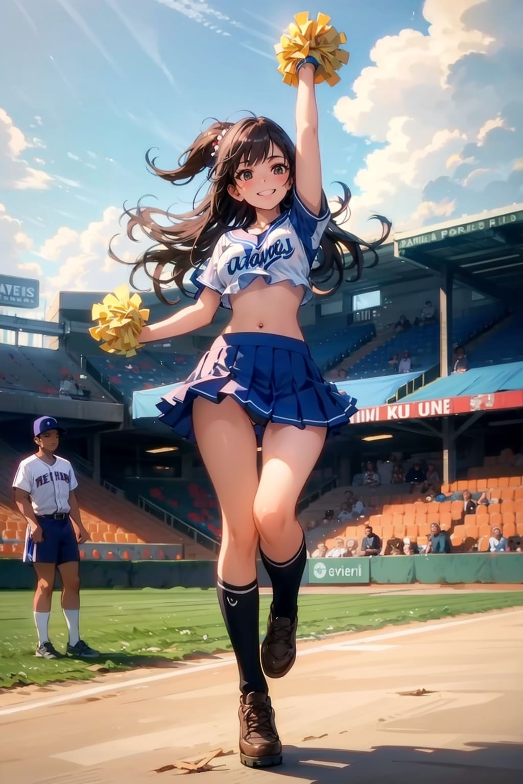 野球、応援チア