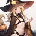 狐っ娘のハロウィンビキニ魔女 2枚目