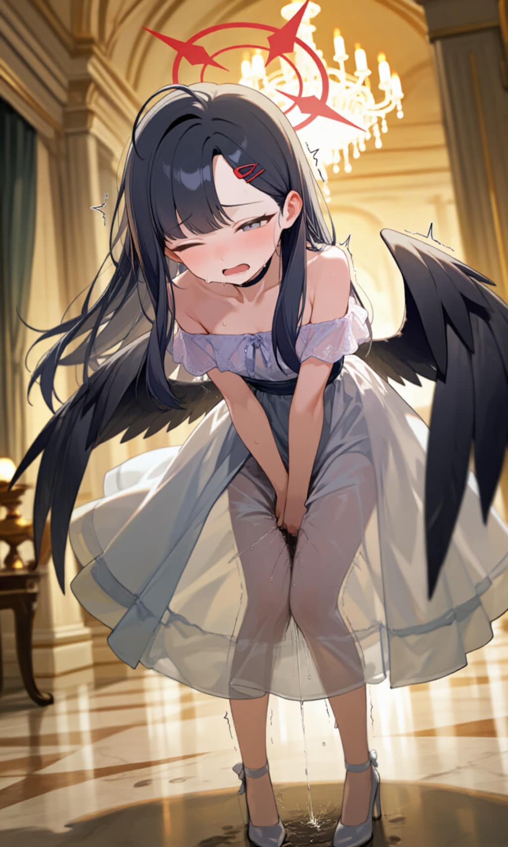 ブ〇アカ ドレスでお漏らし