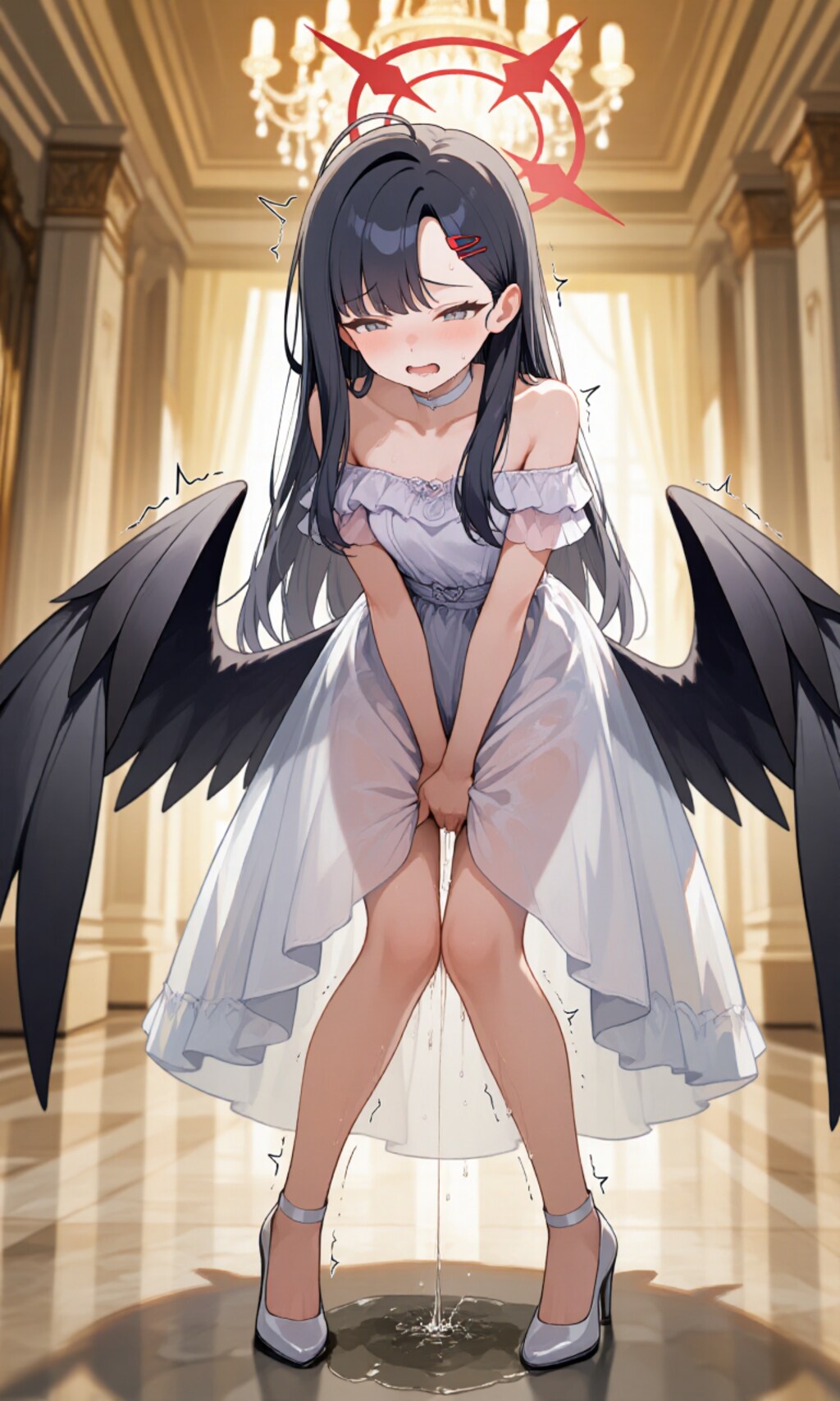 ブ〇アカ ドレスでお漏らし