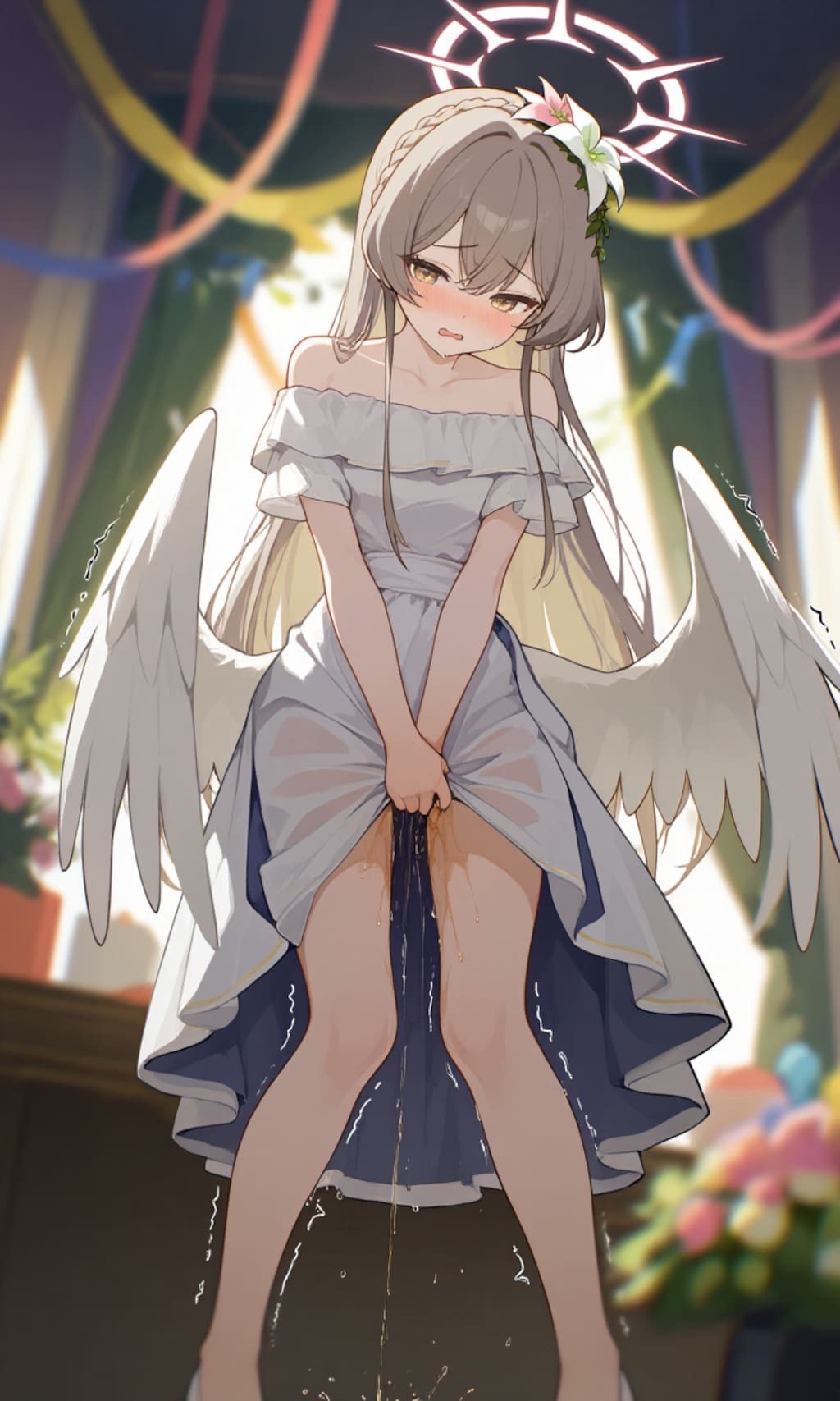 ブ〇アカ ドレスでお漏らし