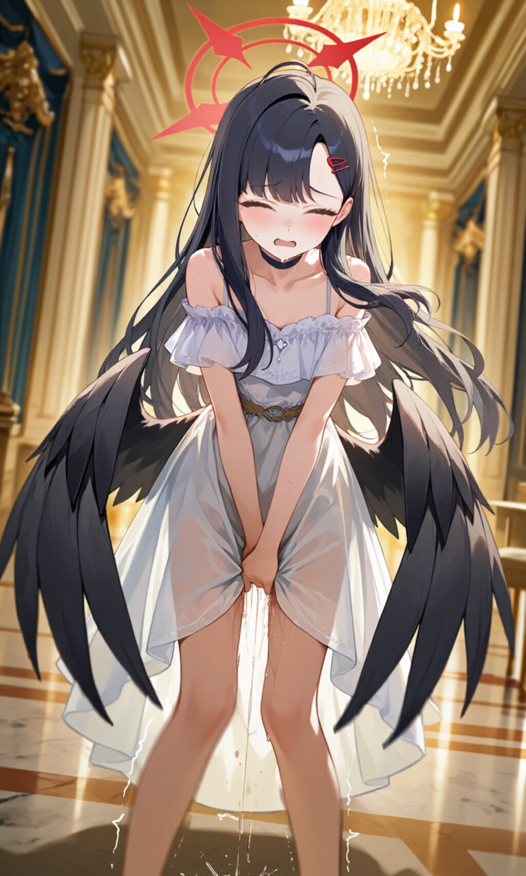 ブ〇アカ ドレスでお漏らし