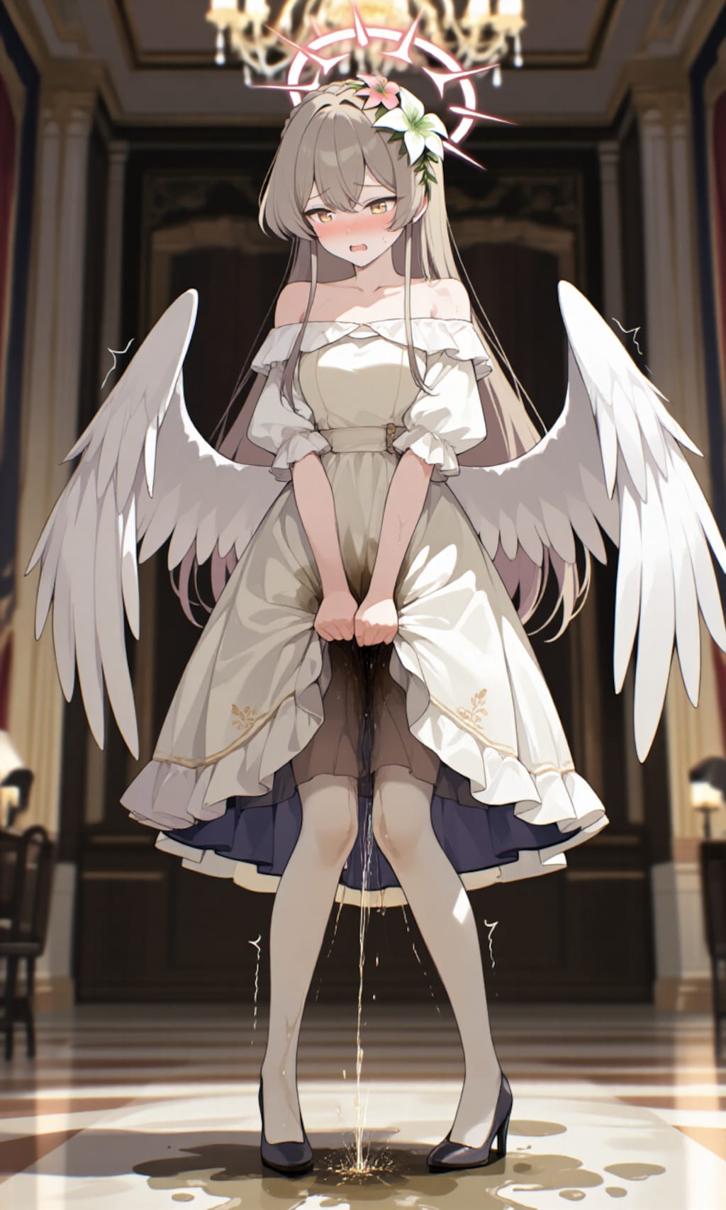 ブ〇アカ ドレスでお漏らし