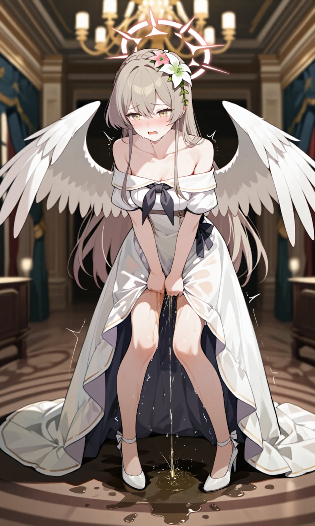 ブ〇アカ ドレスでお漏らし