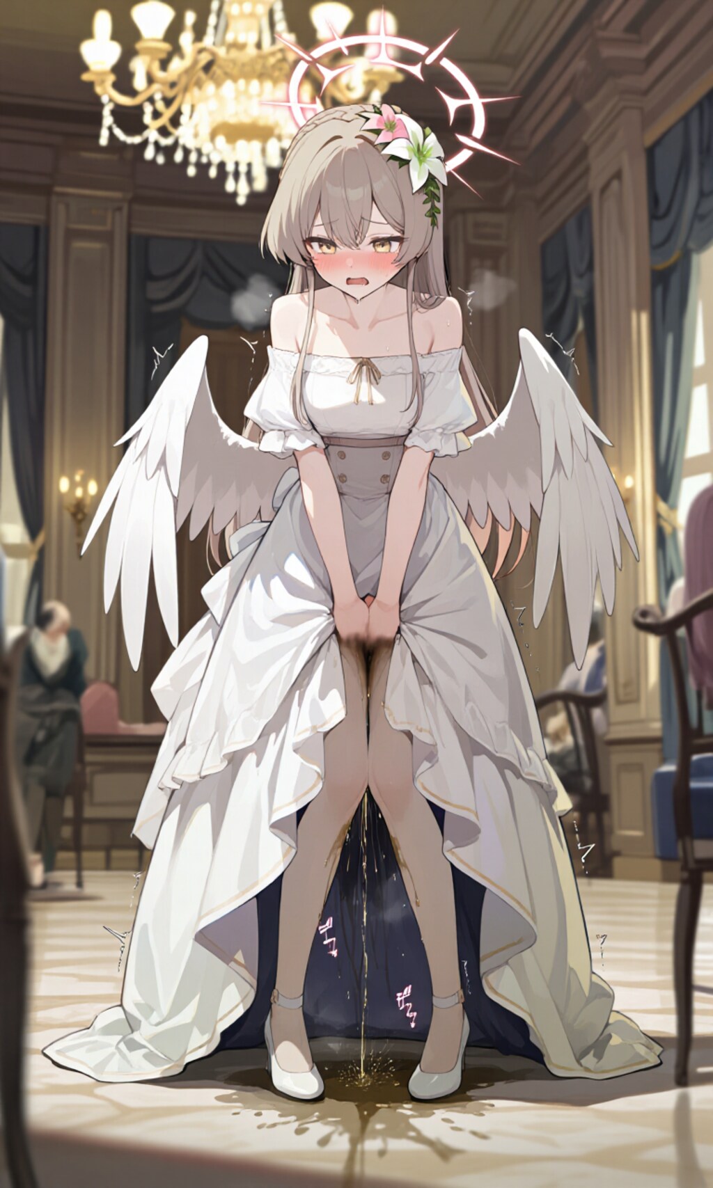 ブ〇アカ ドレスでお漏らし