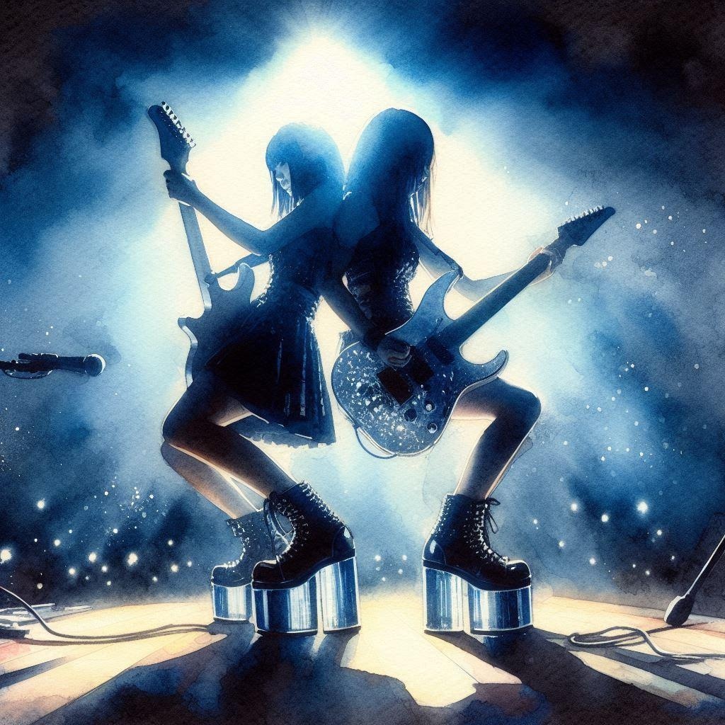 シルエットギター2