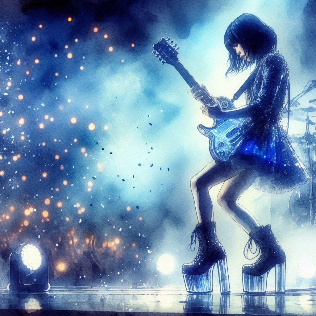 シルエットギター2