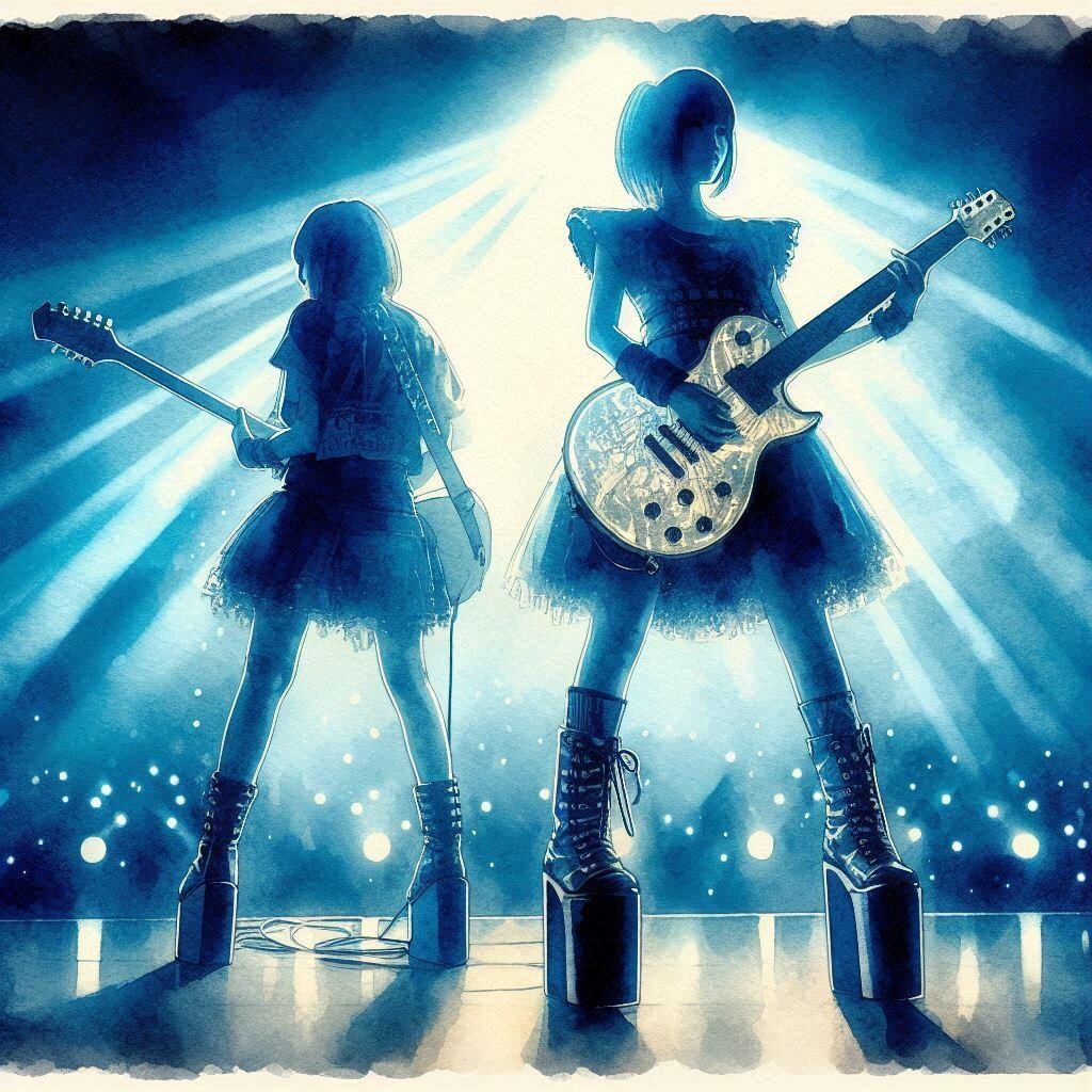 シルエットギター2