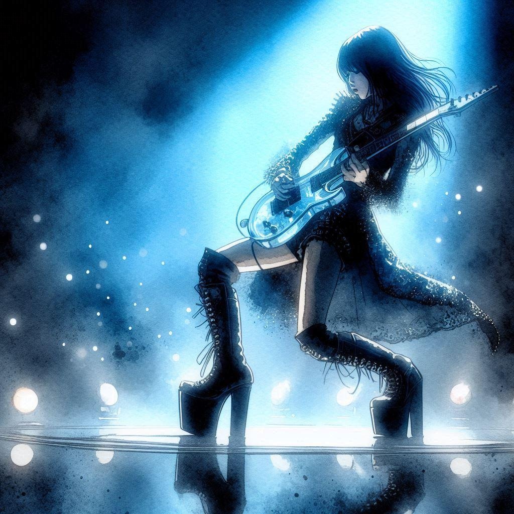 シルエットギター2