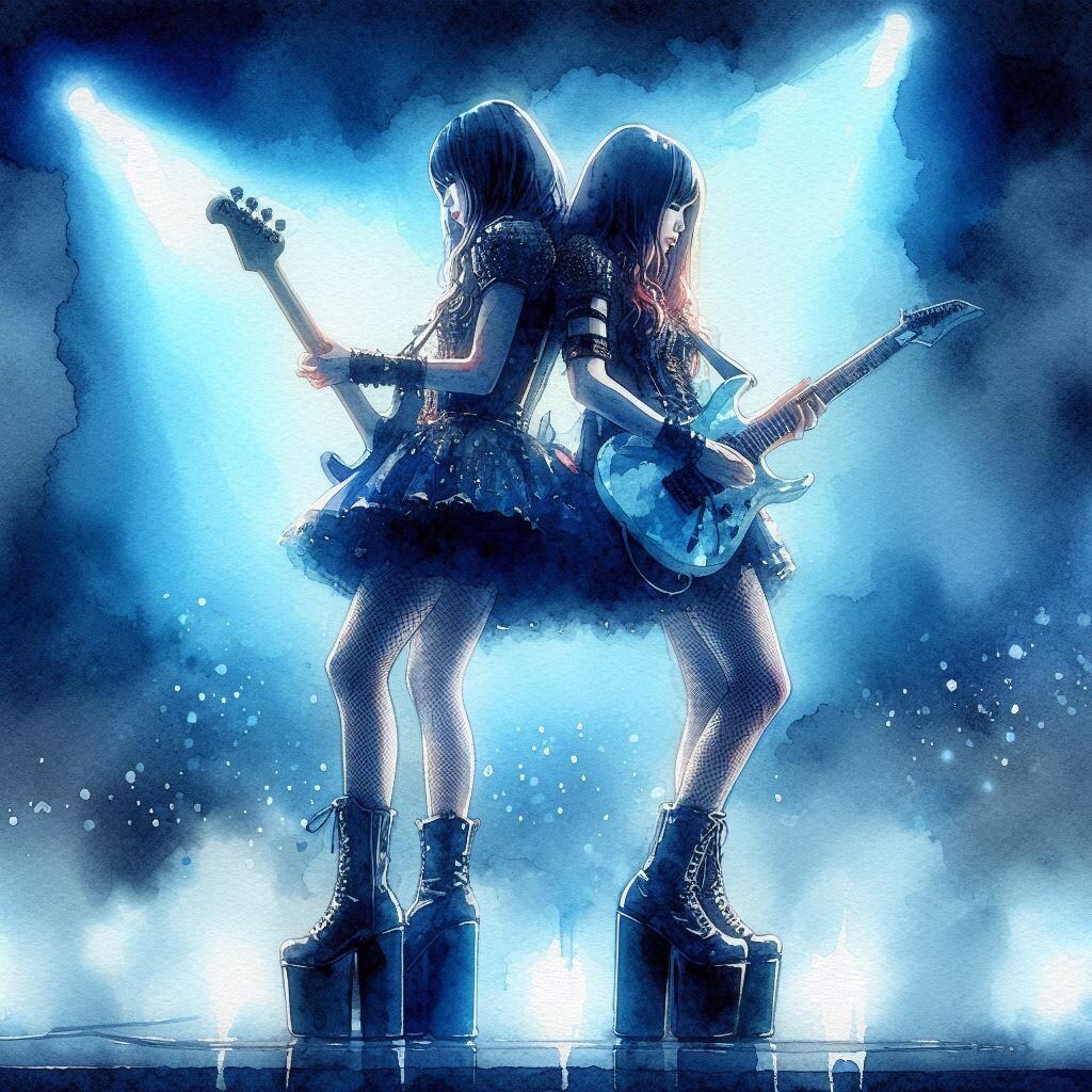 シルエットギター2