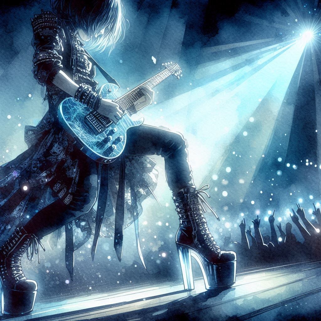 シルエットギター2