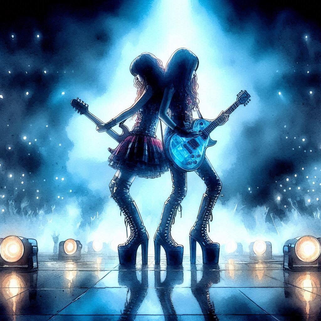 シルエットギター2