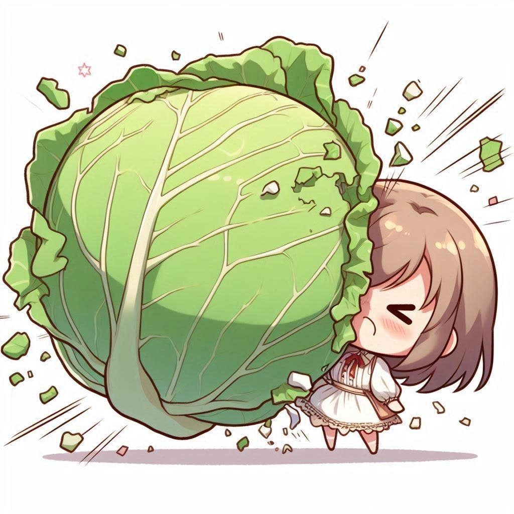 【謎画像】ちびキャラちゃーん！新しいキャベツよー！