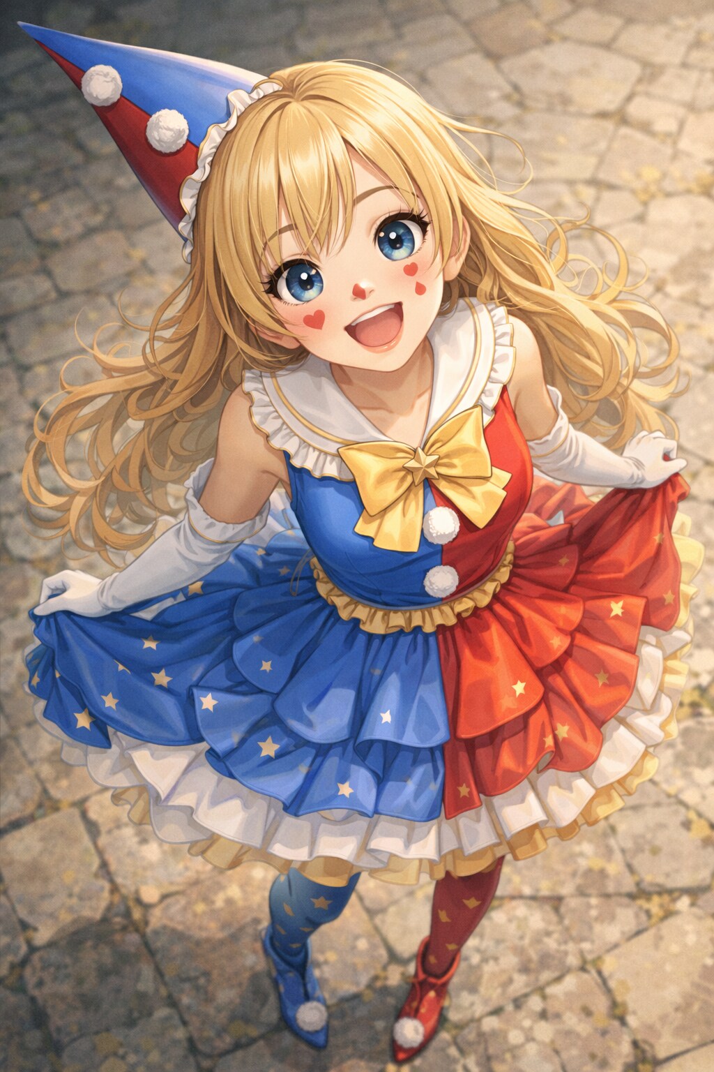 ピエロ風制服 | の人気AIイラスト・グラビア