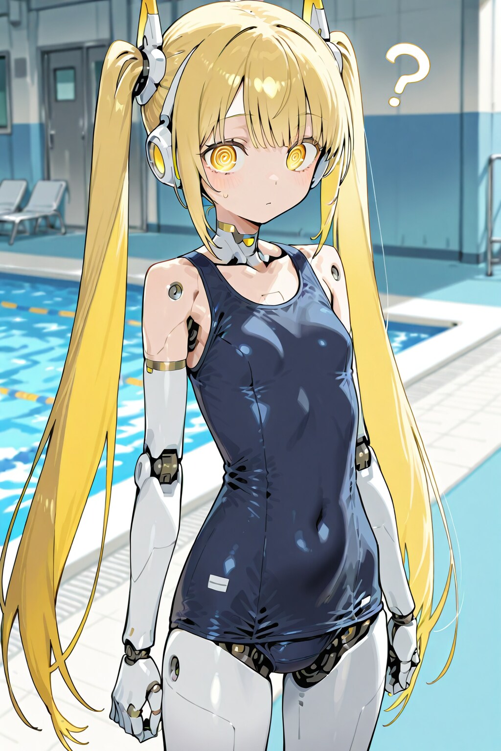 プールロボット娘