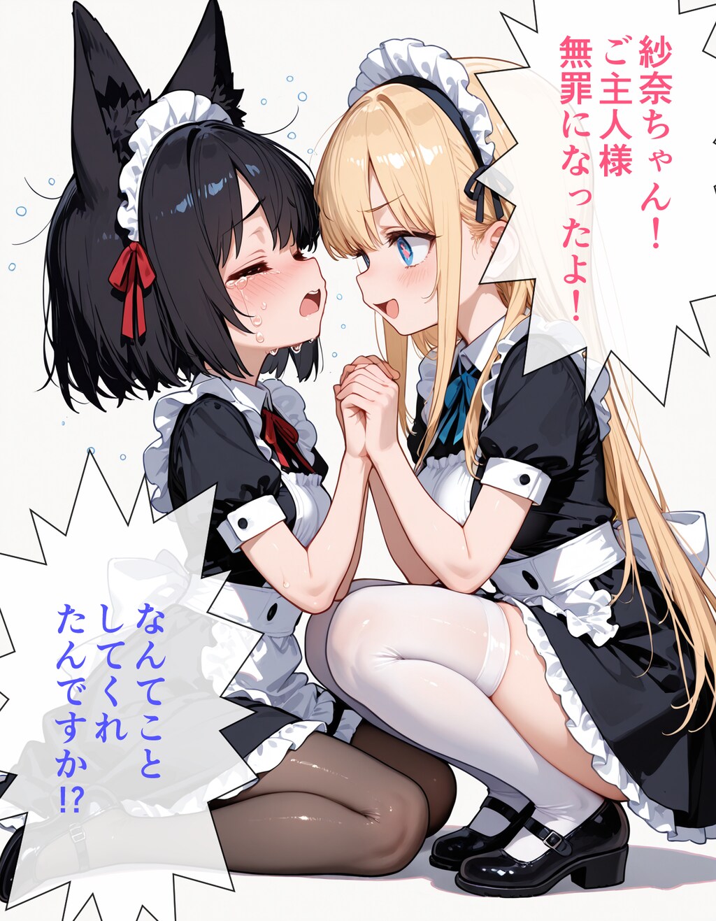 （法廷で）戦うメイド