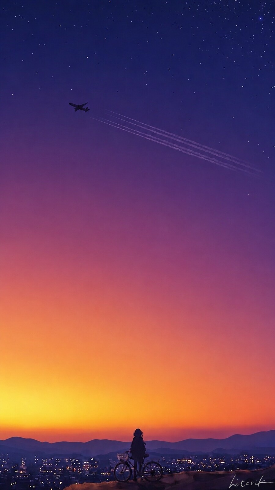 夢の続きは空の向こう／スマホ壁紙アーカイブ