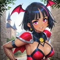 スタイリッシュな褐色サキュバス 8枚目