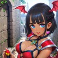 スタイリッシュな褐色サキュバス 4枚目