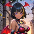 スタイリッシュな褐色サキュバス 2枚目