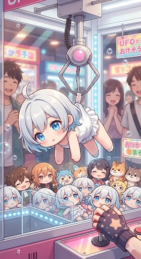 炭酸少女〜サイダーちゃん、クレーンゲーム〜 | の人気AIイラスト・グラビア