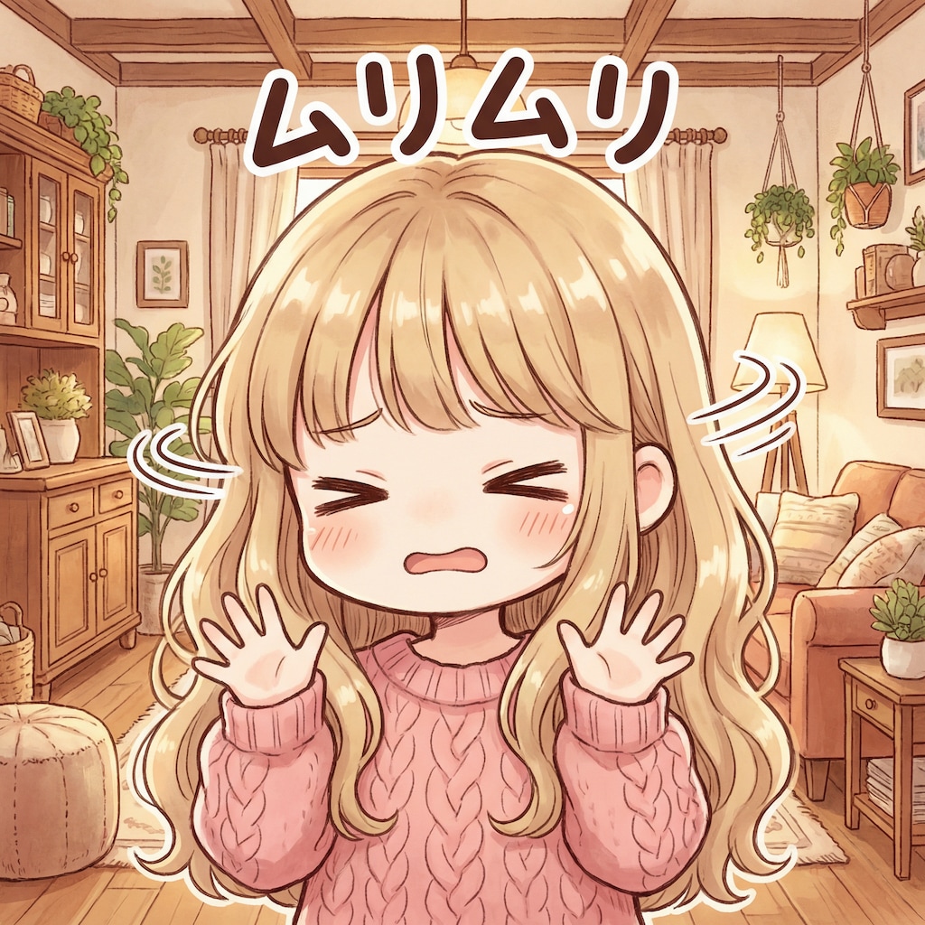 104.「む」→「ムリムリ」解釈違い