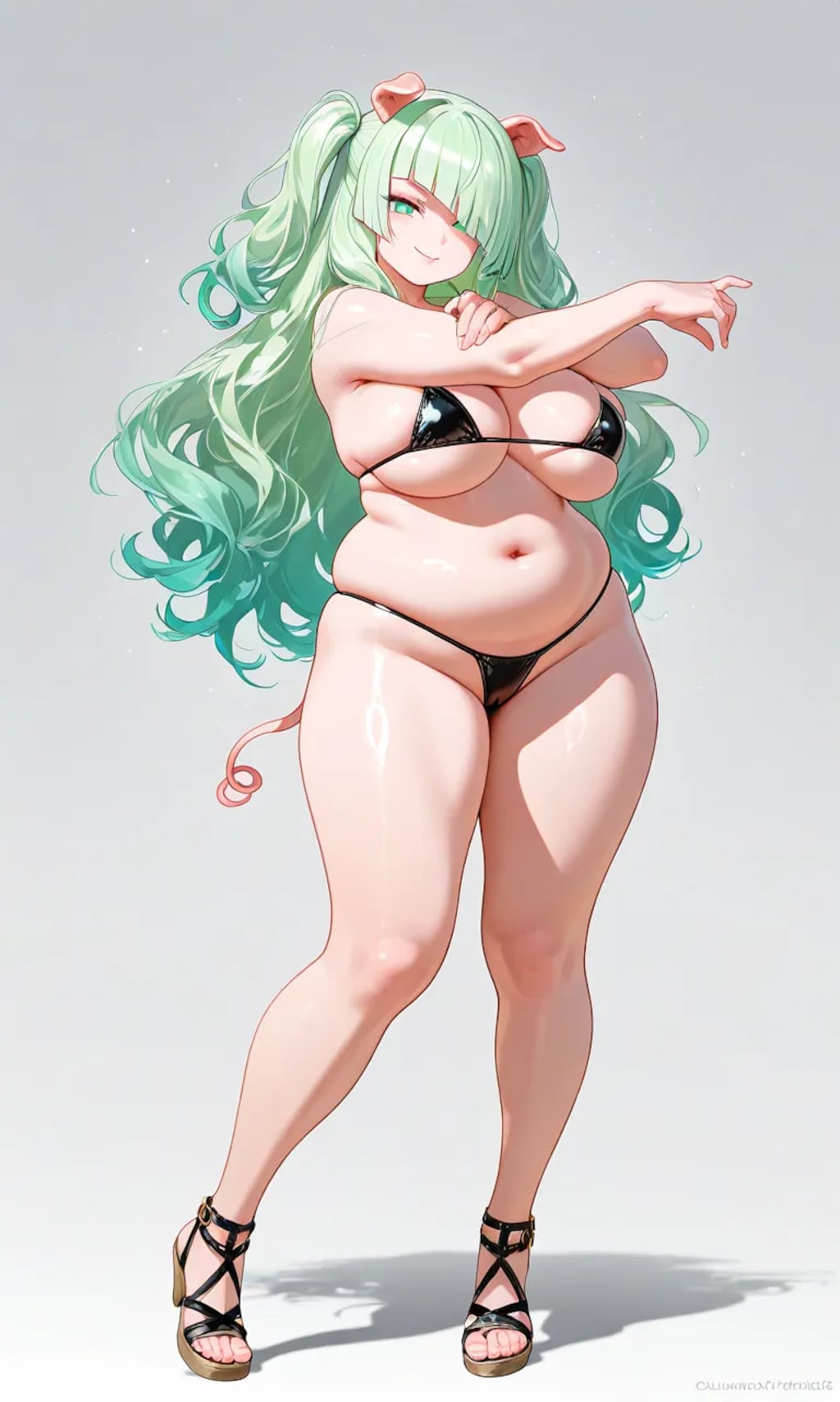 ブタ女　ピギーヌ　ビキニ