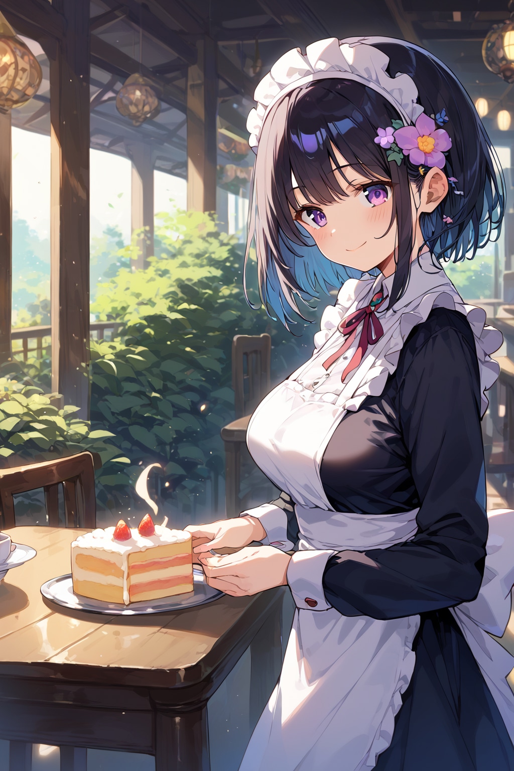 ケーキお持ちしました♪