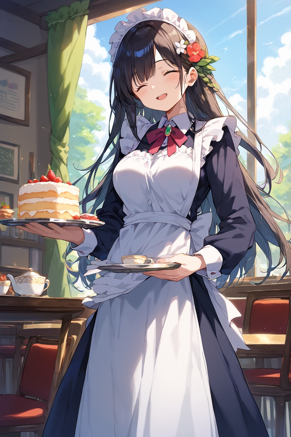 ケーキお持ちしました♪