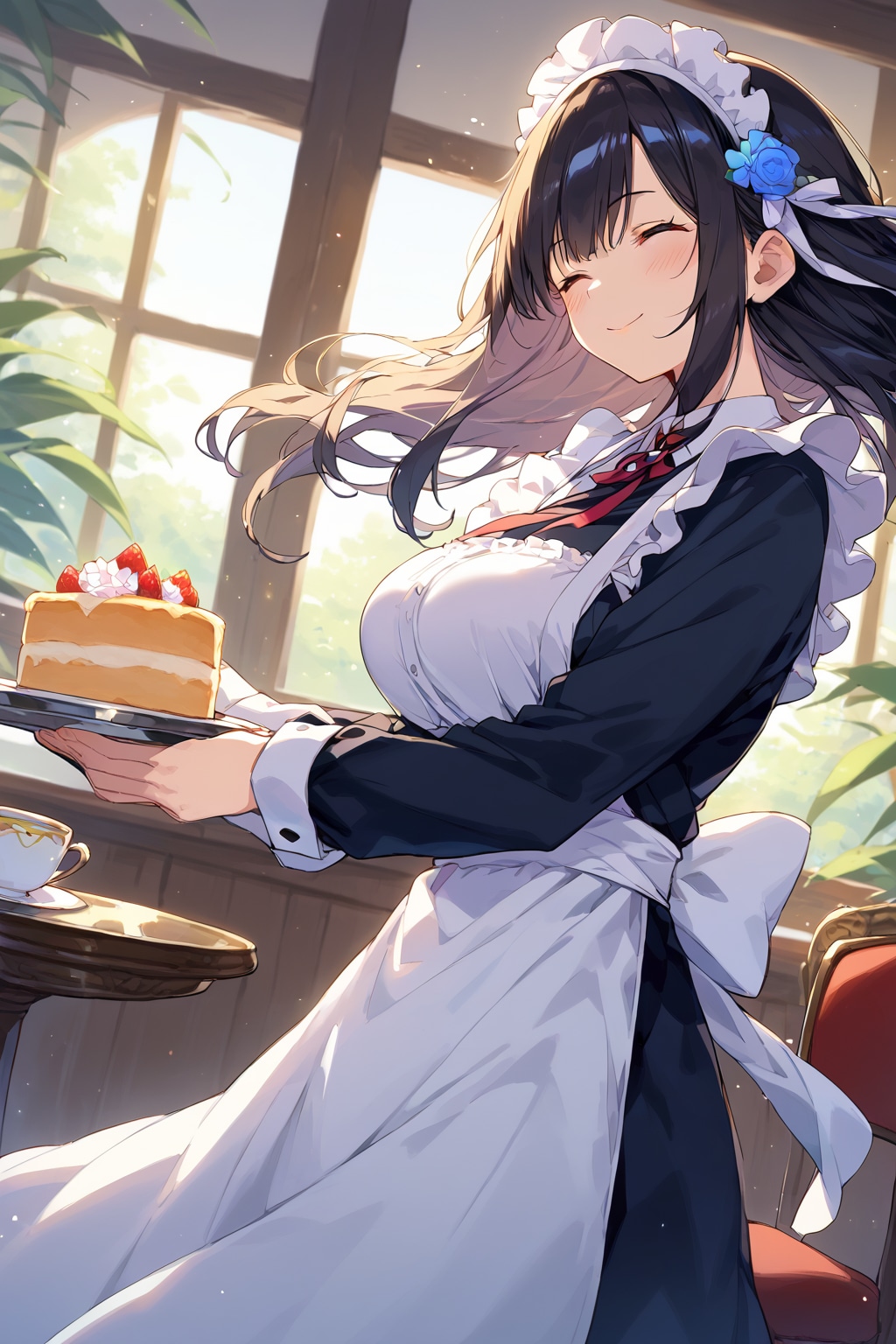 ケーキお持ちしました♪