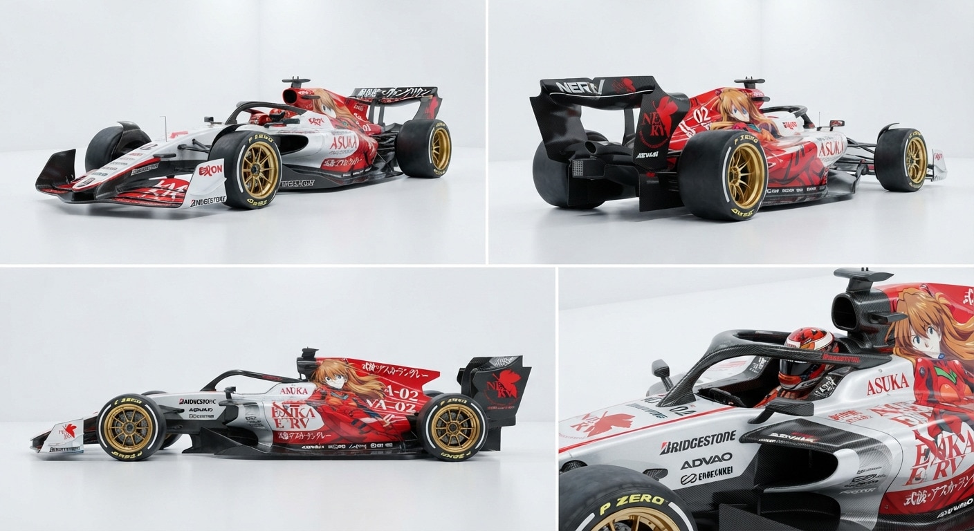 新世紀エヴァンゲリオン痛車レーシングカーF1 | の人気AIイラスト・グラビア