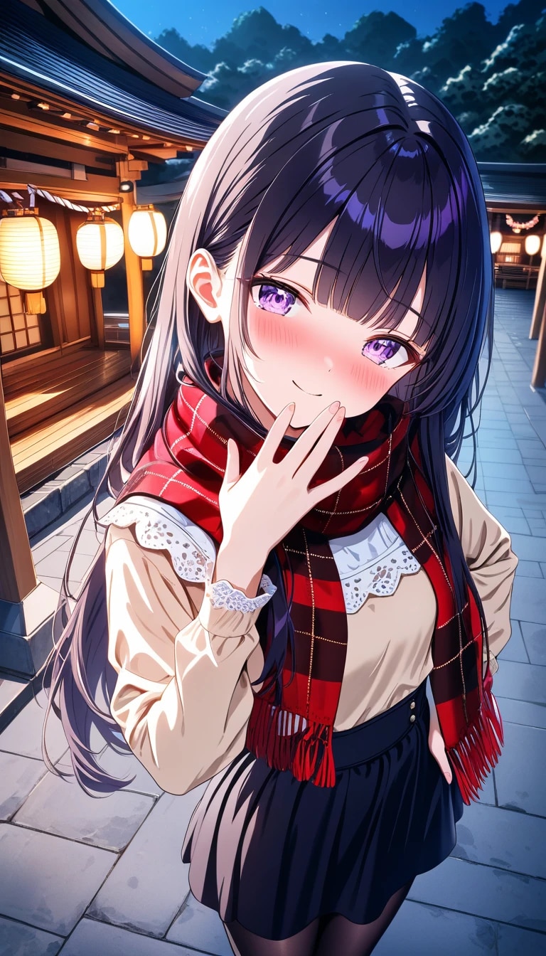 それぞれの大晦日『ふふ……一緒に年越し、嬉しいな♡』カイリ（妹ちゃん）