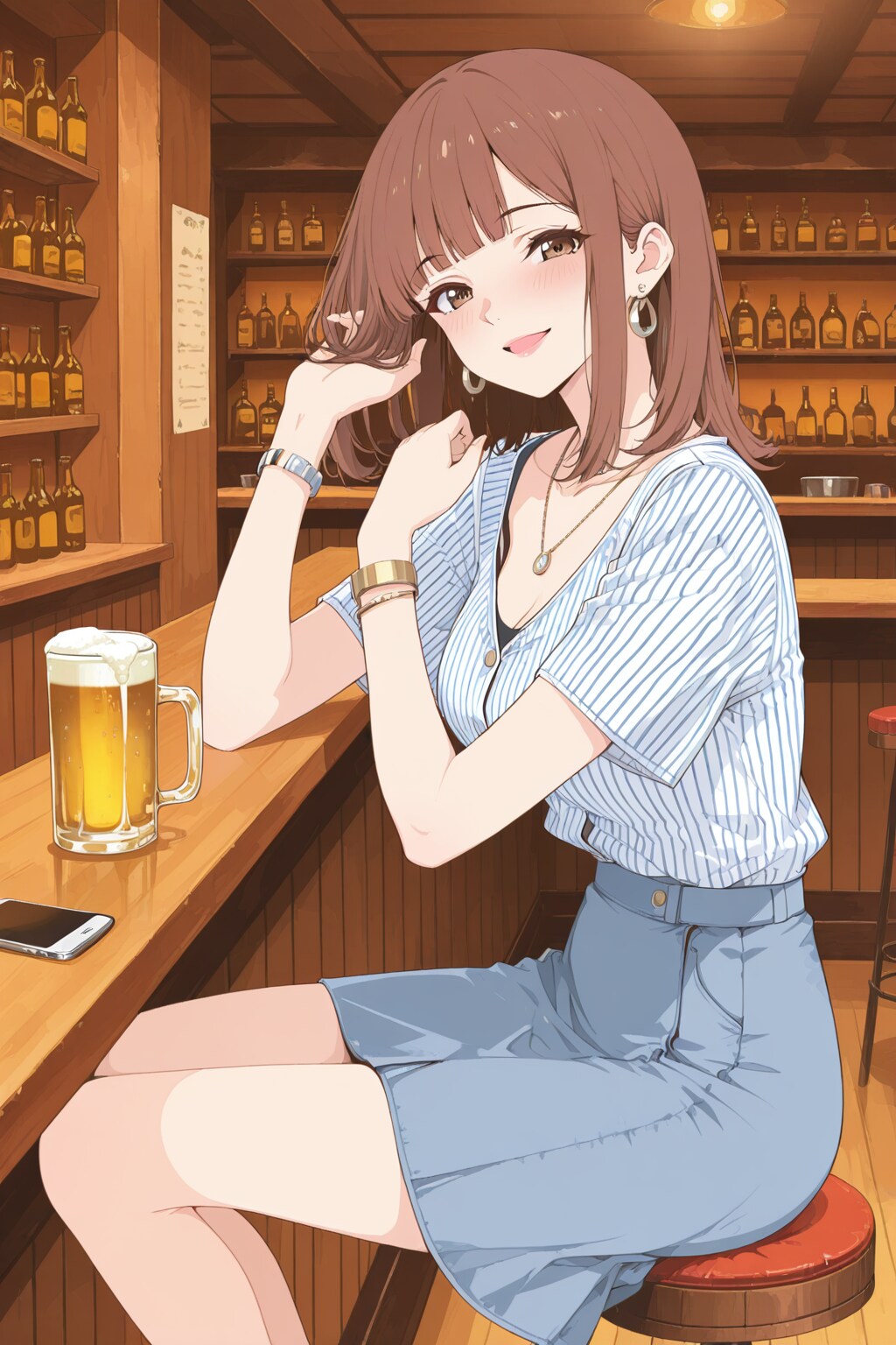 woman at bar 17