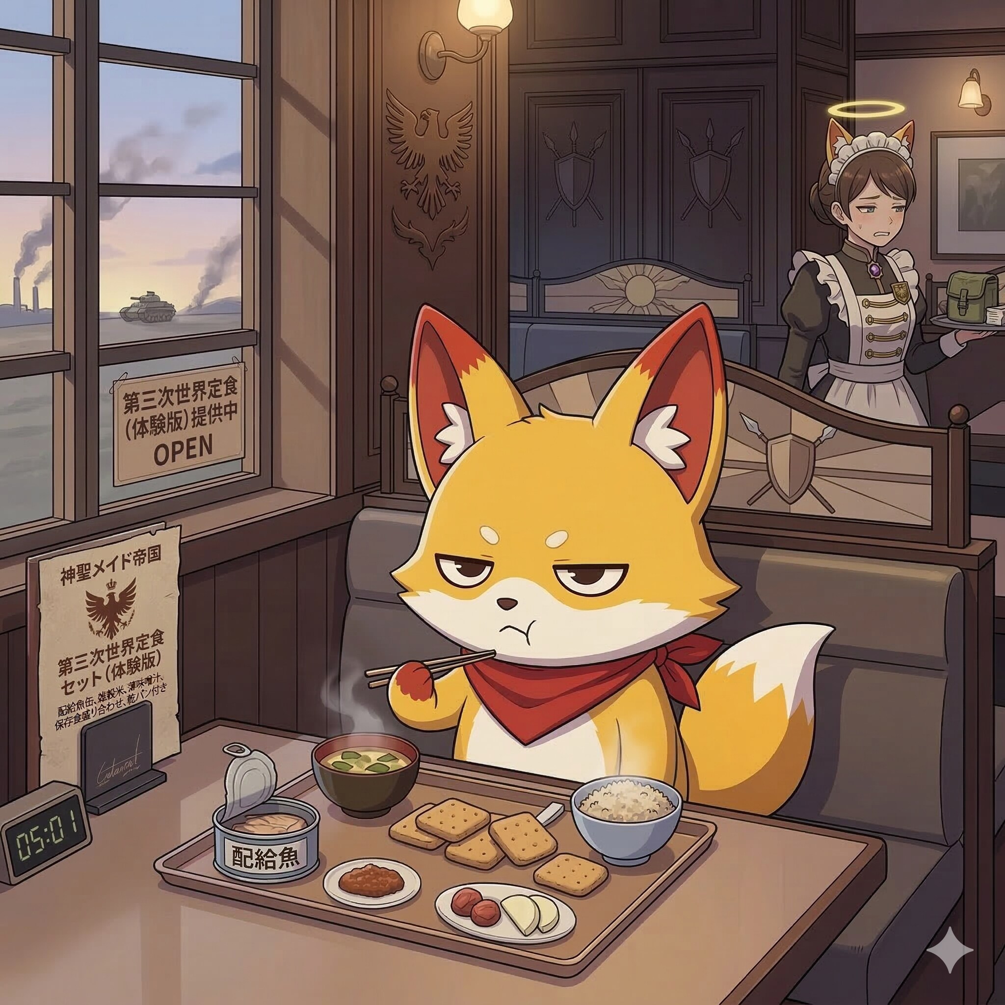 終末定食 | の人気AIイラスト・グラビア