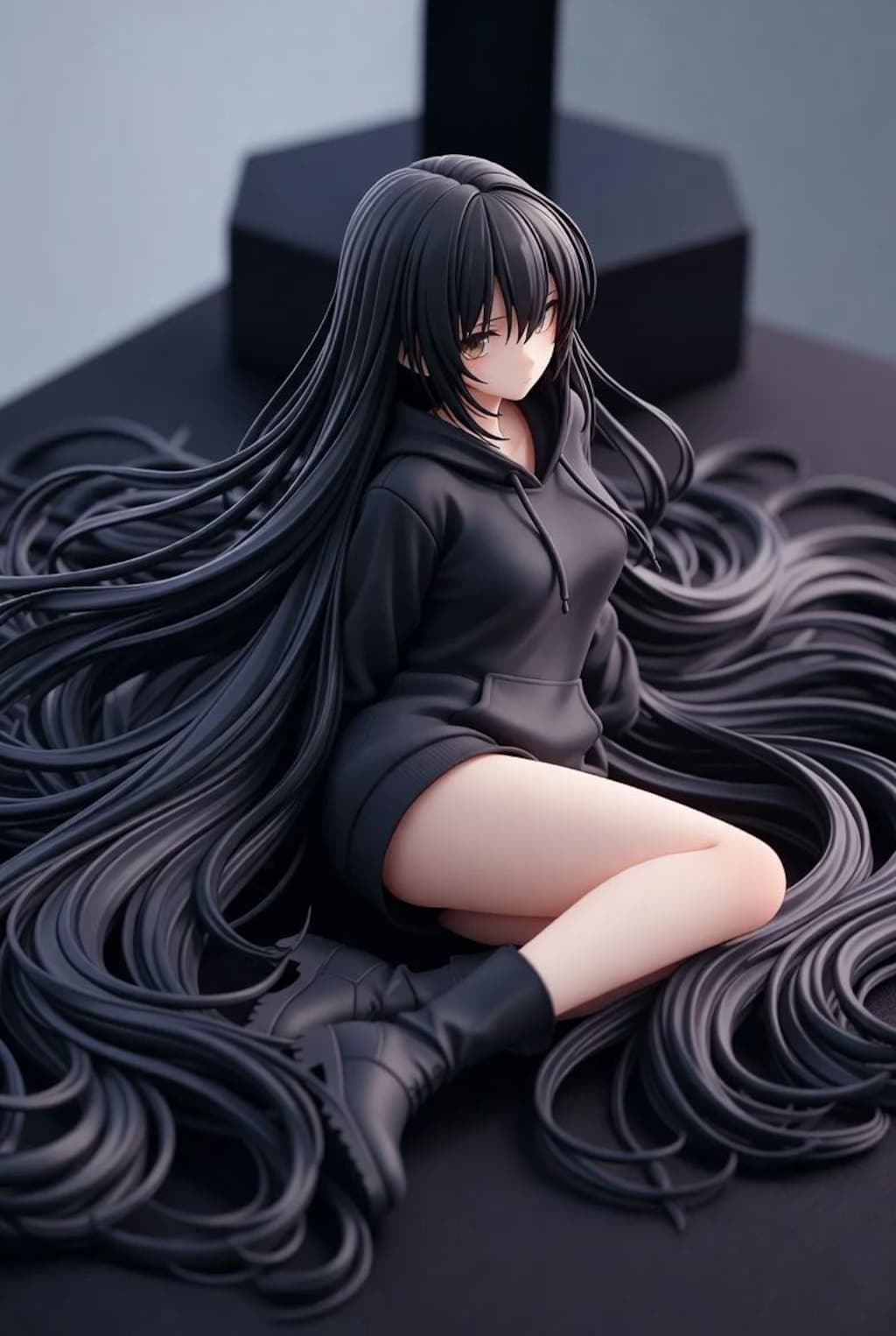 髪の分、割と重い