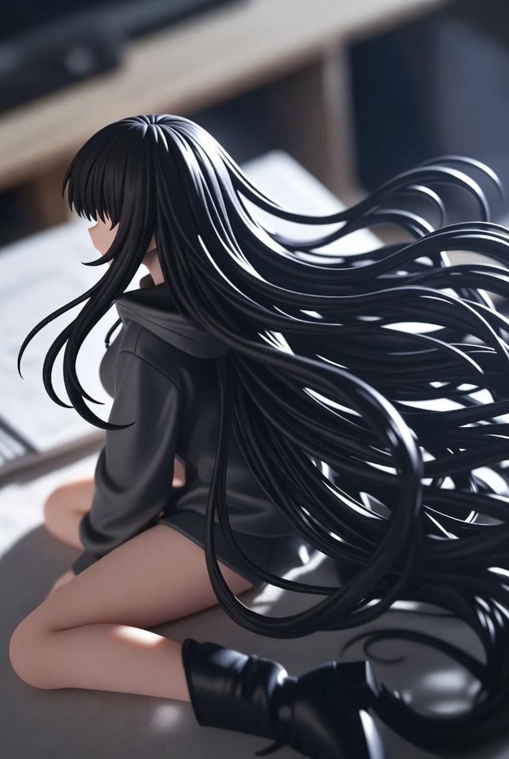 髪の分、割と重い